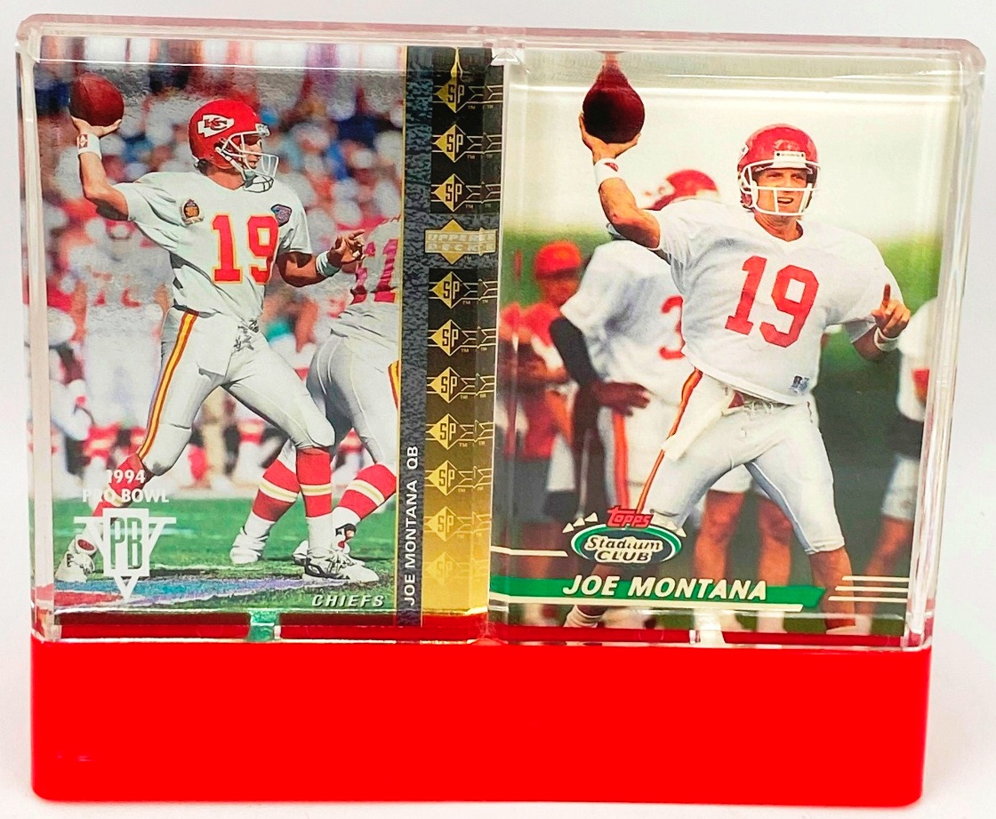 1993 TSC & 1994 UDSP Joe Montana Encased Set (1)