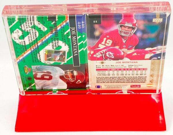 1993 TSC & 1994 UDSP Joe Montana Encased Set (5)