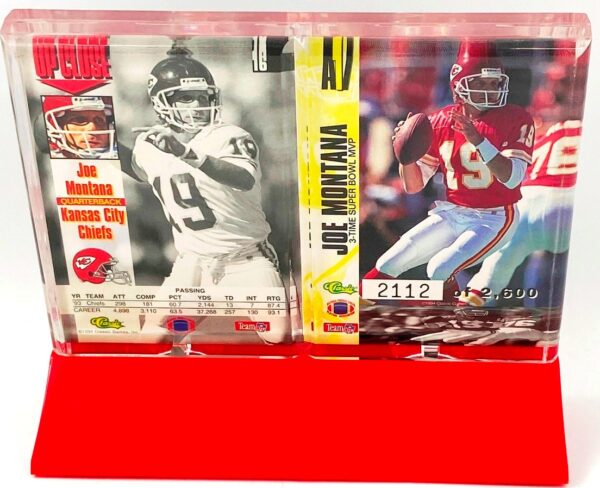 1994 4S LTD ED & Base Joe Montana Encased Set (5) 1994 4S LTD ED & Base Joe Montana Encased Set (5)