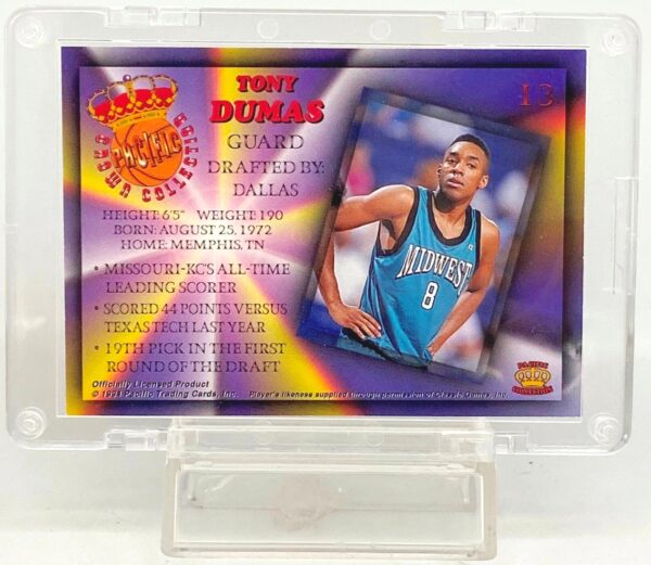 1994-95 Pacific Draft Picks Tony Dumas RC#13 (2)