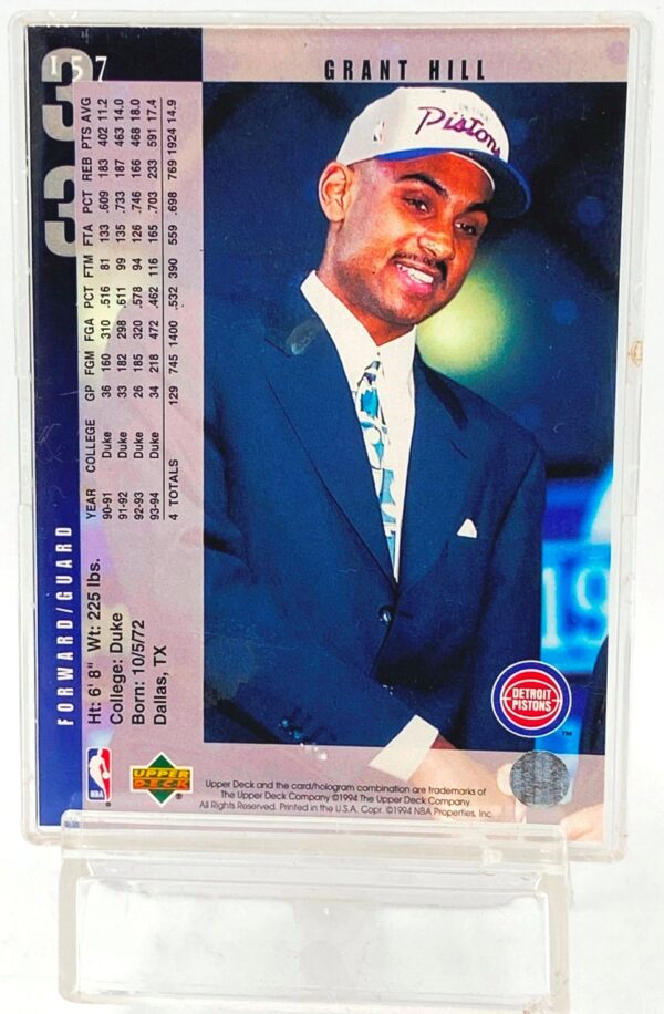 1994-95 Upper Deck Rookie Class NBA Grant Hill Insert RC #I57