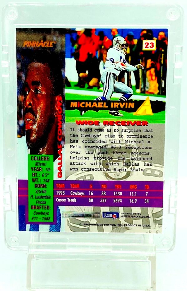 1994 Pinnacle Canton Michael Irvin #23 (2)