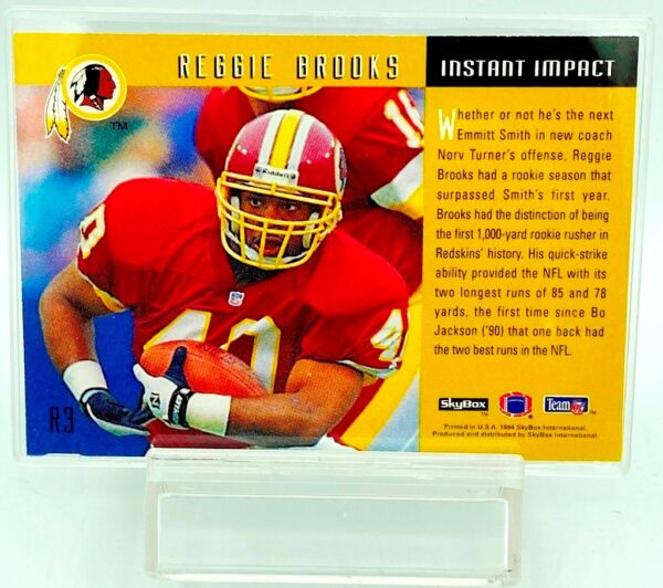 1994 Skybox II Rookie Reggie Brooks RC #R3 (2) 1994 Skybox II Rookie Reggie Brooks RC #R3 (2)