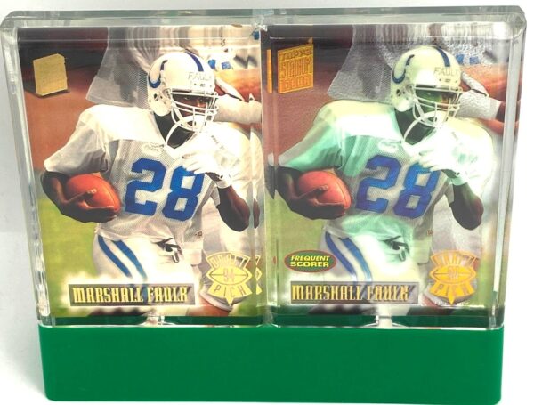 1994 TSC Marshall Faulk Encased Rookie Set-A (2)