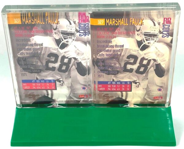 1994 TSC Marshall Faulk Encased Rookie Set-A (5)