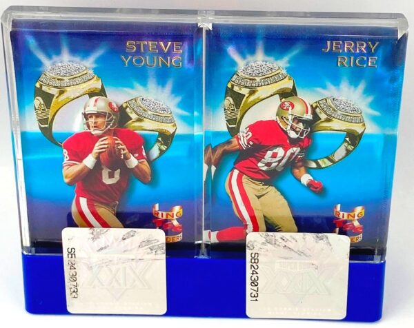 1994 TSC Steve Young-Jerry Rice Encased Set (2) 1994 TSC Steve Young-Jerry Rice Encased Set (2)