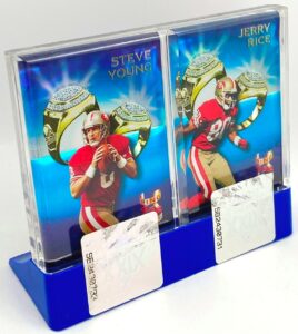 1994 TSC Steve Young-Jerry Rice Encased Set (3)
