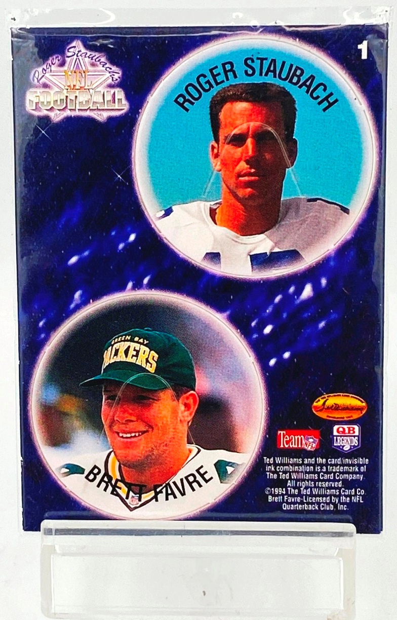 1994 TW Roger Staubach & Brett Favre #1 (2)