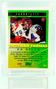 1994 Topps TOG Thurman Thomas #201 (2)