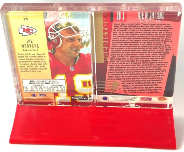1994 UD-Skybox Joe Montana Encased Set (5)