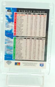 1994 UD Starting Pitcher Randy Johnson #31 (2)