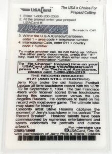 1994 USACARD Jerry Rice (Ltd Ed) (3)