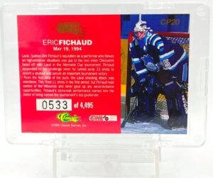 1995 Classic Images 95 CHL Eric Fichaud #CP20 (2)