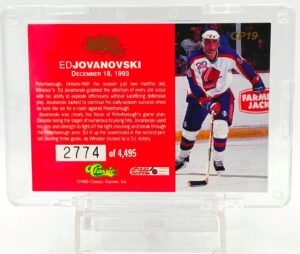 1995 Classic Images NHL Ed Jovanovski #CP19 (2)