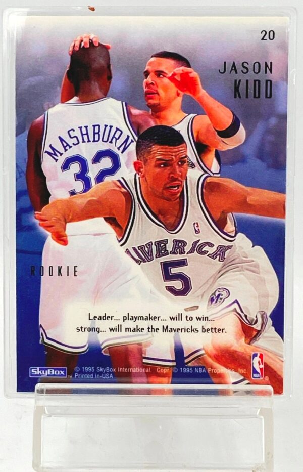 1995 SB Emotion Geared Up Jason Kidd RC #20 (2)