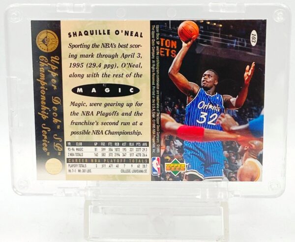 1995 SP Gold Shaquille O'Neal Card #103 (2) 1995 SP Gold Shaquille O'Neal Card #103 (2)