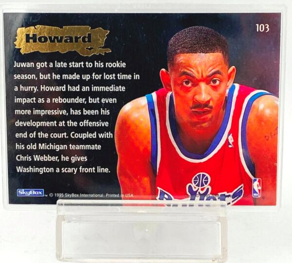 1995 Skybox Rookie Juwan Howard RC #103 (2)