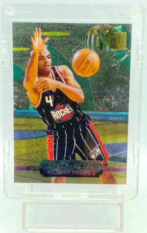 1996 Fleer Cyber-Metal Charles Barkley #4 (1)