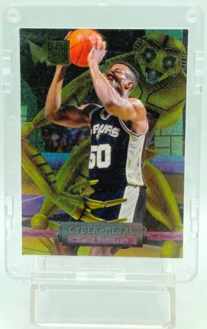1996 Fleer Cyber-Metal David Robinson #16 (1)