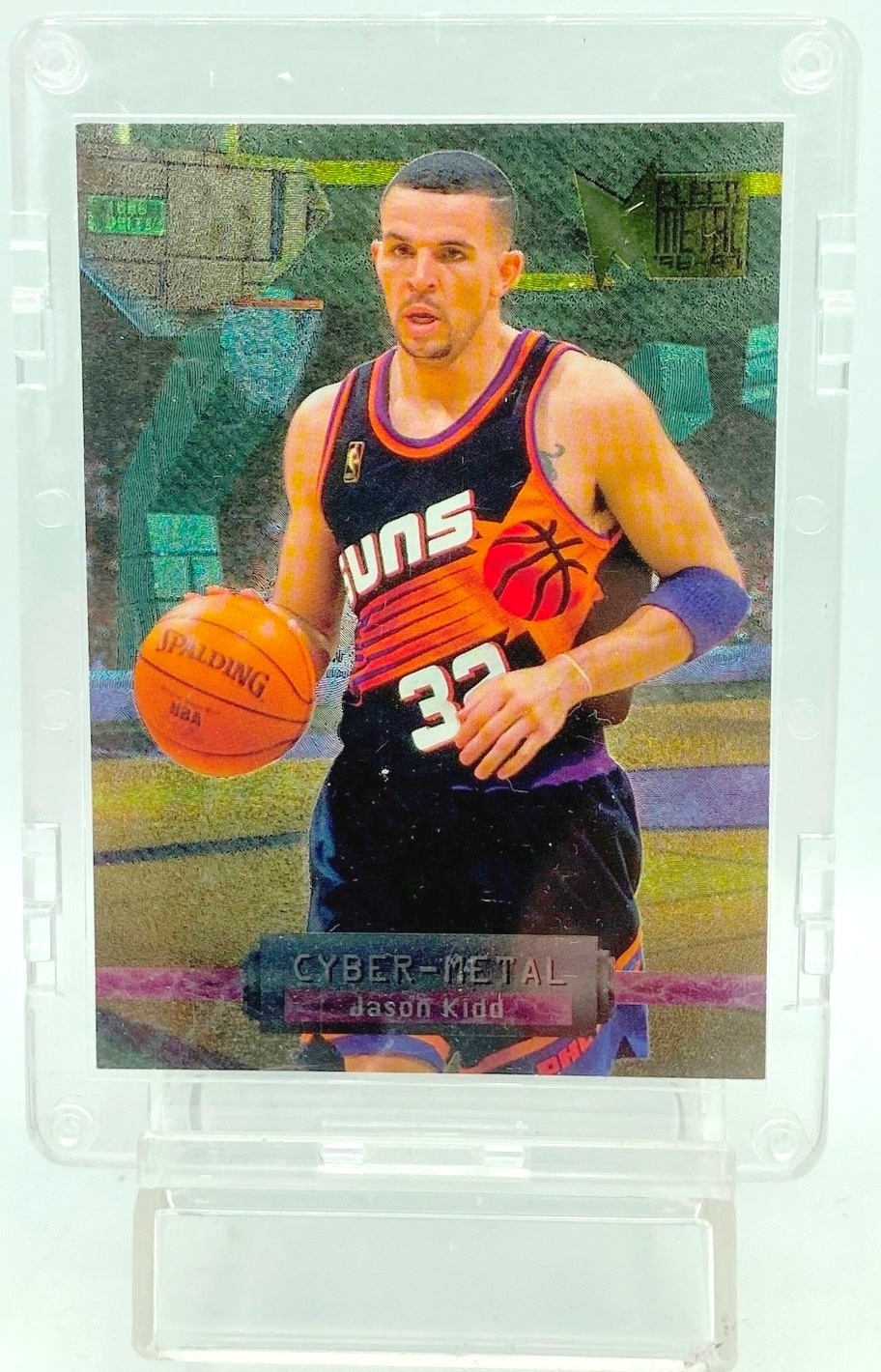 1996 Fleer Cyber-Metal Jason Kidd #7 (1)
