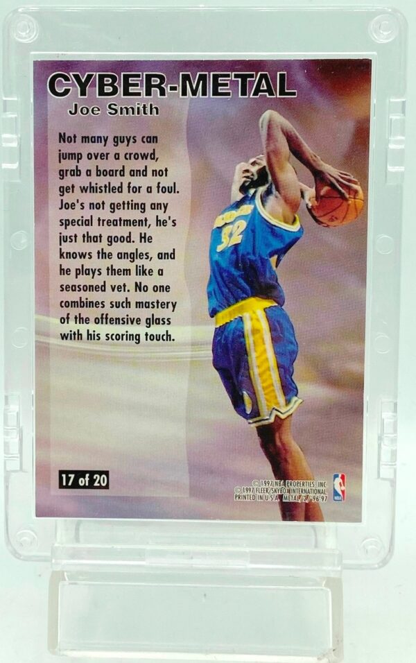1996 Fleer Cyber-Metal Joe Smith #17 (2) 1996 Fleer Cyber-Metal Joe Smith #17 (2)