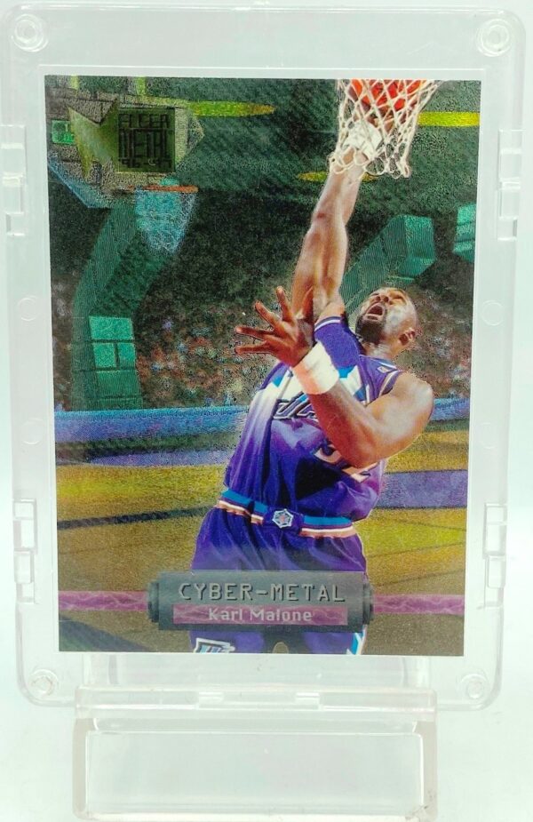 1996 Fleer Cyber-Metal Karl Malone #8