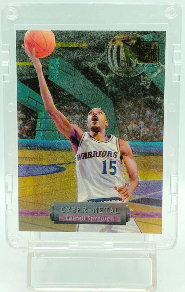 1996 Fleer Cyber-Metal Latrell Sprewell #18 (1) 1996 Fleer Cyber-Metal Latrell Sprewell #18 (1)