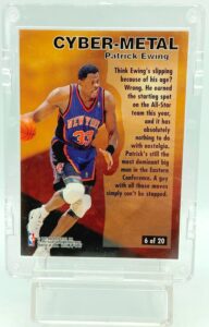 1996 Fleer Cyber-Metal Patrick Ewing #6 (2)