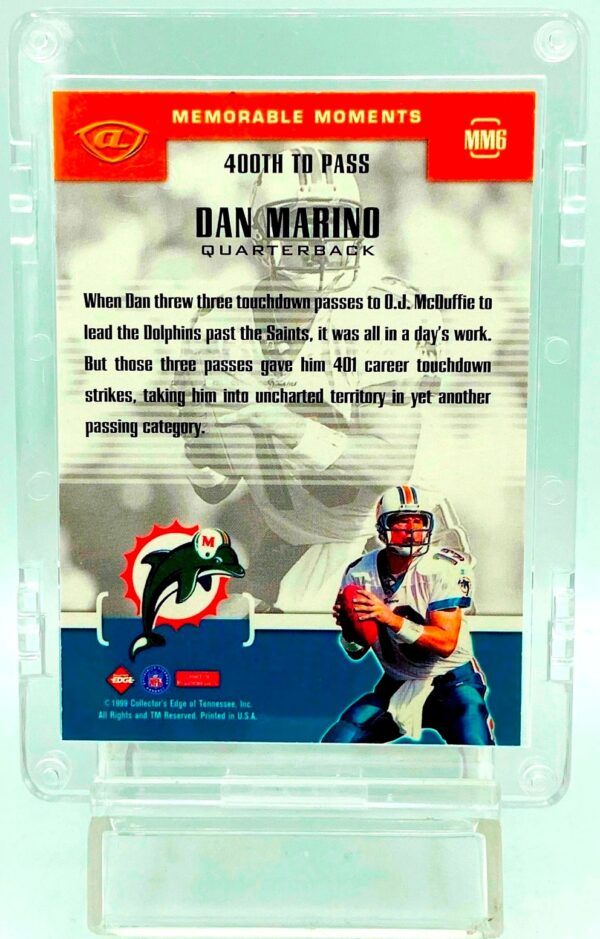 1999 Edge MM Dan Marino #MM6 (2)