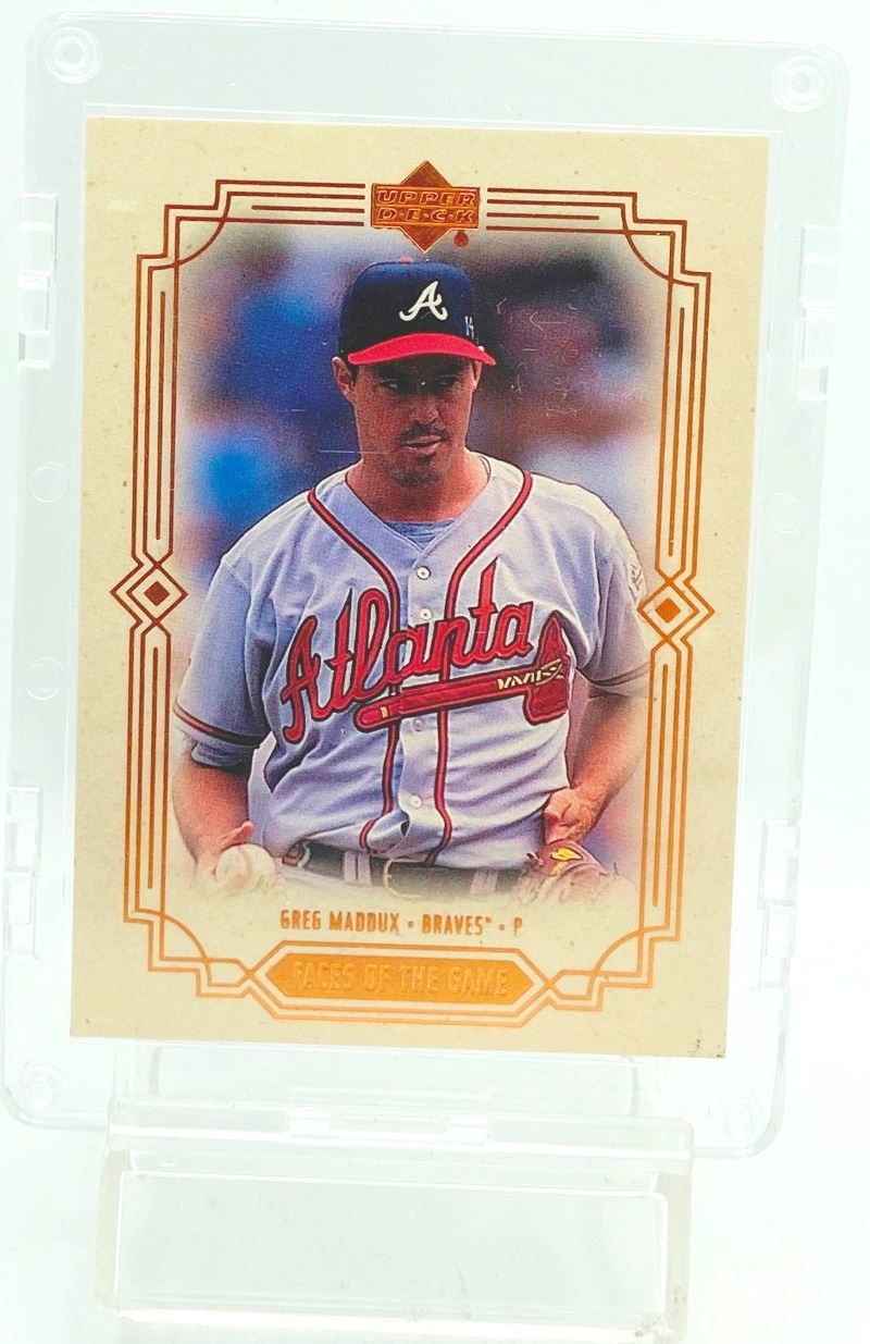 1999 UD Faces-Game Greg Maddux #F13 (1)