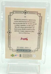 1999 UD Faces-Game Greg Maddux #F13 (2)