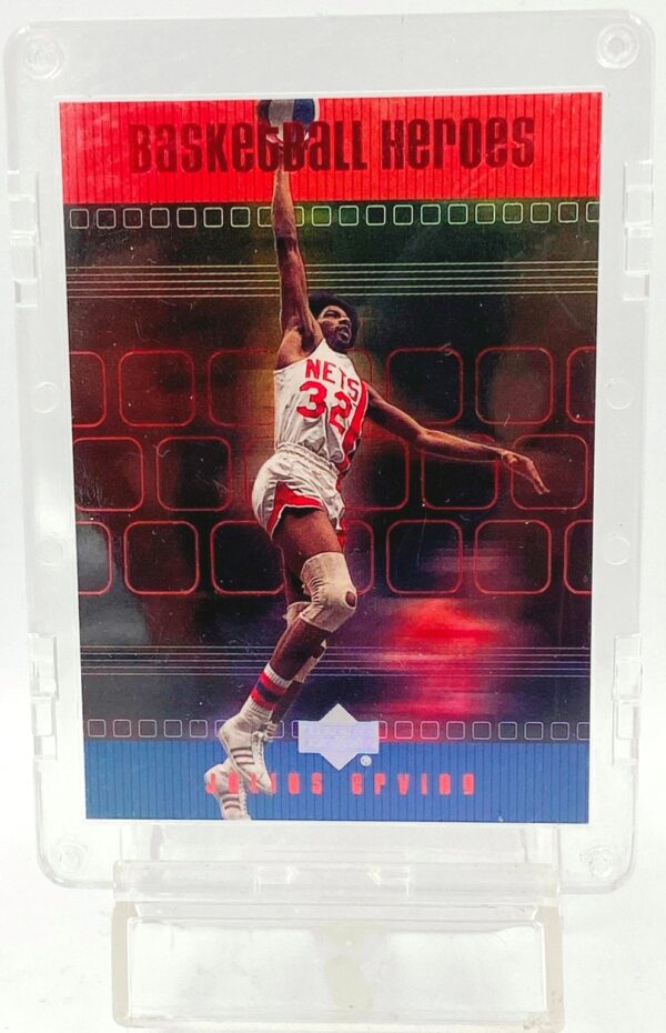 1999 UD Heroes Julius Erving Insert Card #H48 (1)