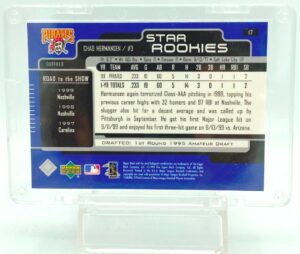 1999 Upper Deck Rookie Chad Hermansen RC #17 (2)