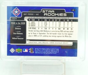 1999 Upper Deck Rookie Matt Perisho RC #18 (2)