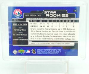 1999 Upper Deck Rookie Peter Bergeron RC #10 (2)