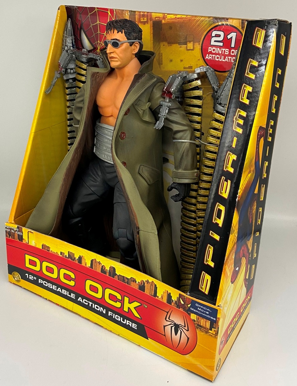 2004 Spider-Man Movie-2 Doc Ock-12 Inch Poseable Action Figure