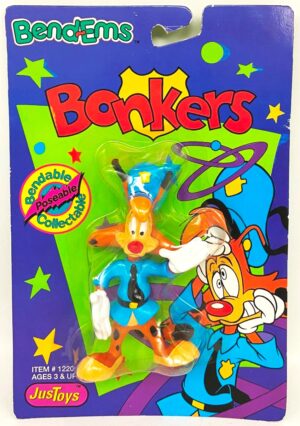 Vintage 1990's Jus Toys And Walt Disney Bonkers Animated Series (Bendable Poseable Collectable) "Rare-Vintage" (1990's)