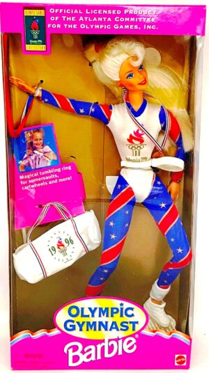 1995 Gymnast Barbie Blonde Open (1)