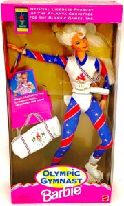 1995 Gymnast Barbie Blonde Open (2)