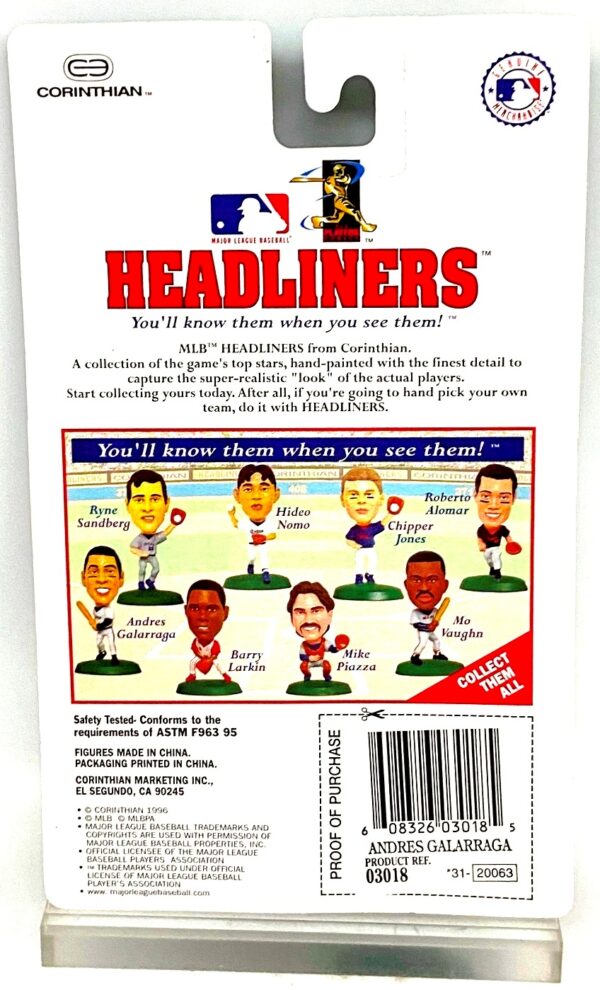 1996 Corinthian Headliners Andres Galarraga (4)