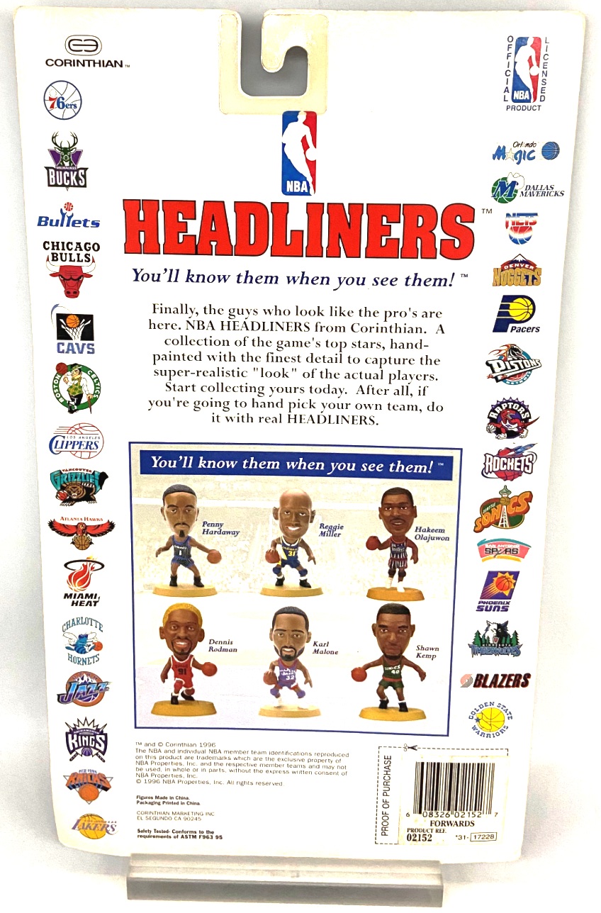 1996 Headliners NBA FORWARDS 4-Pk (w/Rodman-
