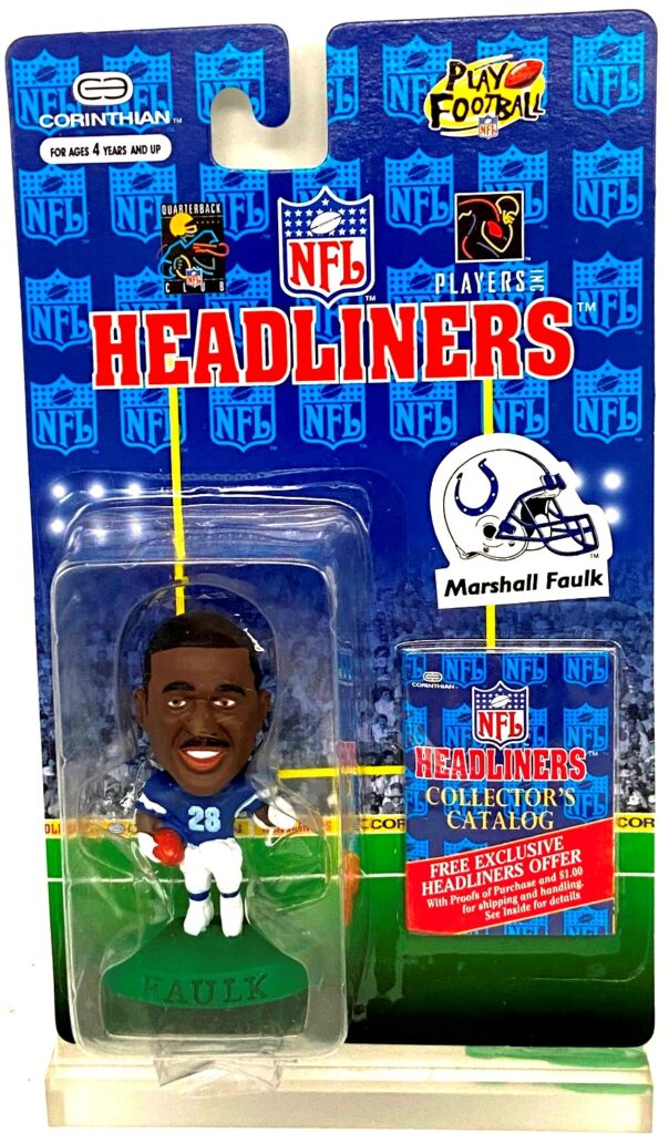 1996 Corinthian Headliners NFL Marshall Faulk (1)