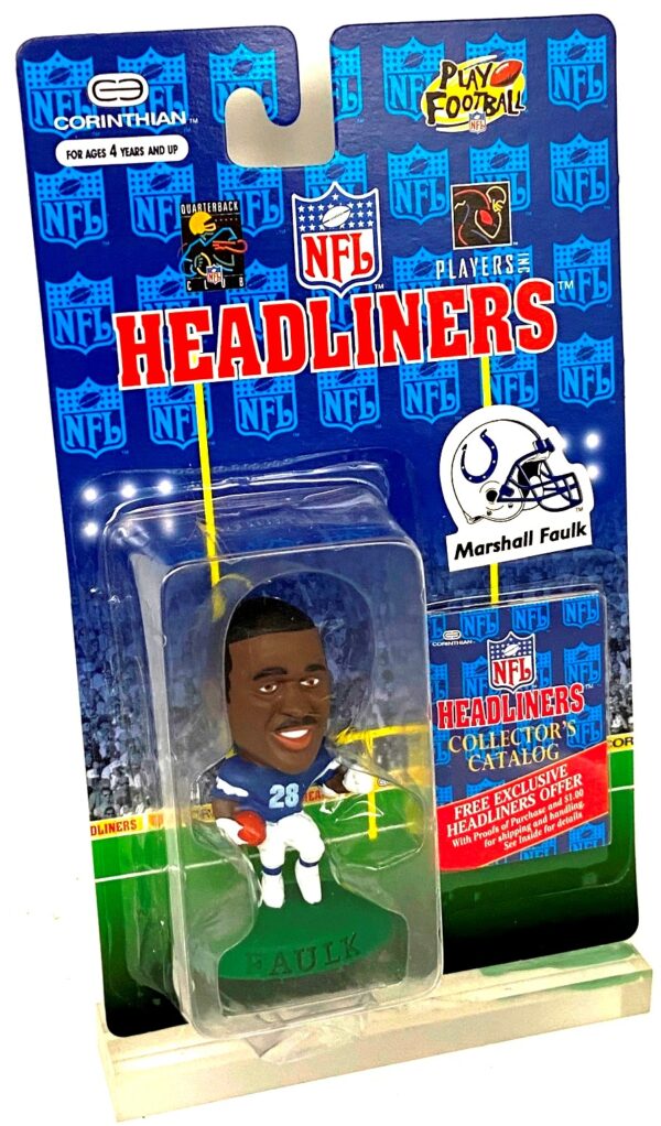 1996 Corinthian Headliners NFL Marshall Faulk (2)