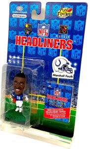 1996 Corinthian Headliners NFL Marshall Faulk (3)