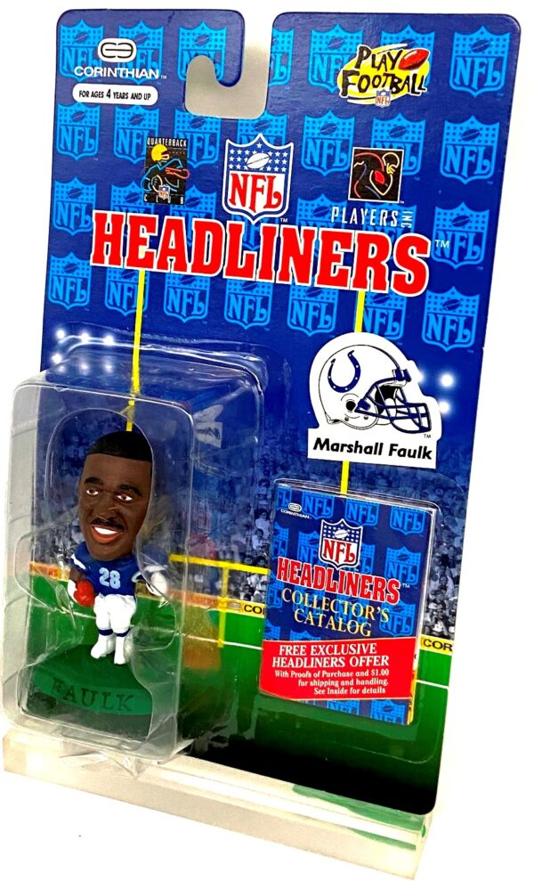 1996 Corinthian Headliners NFL Marshall Faulk (3)