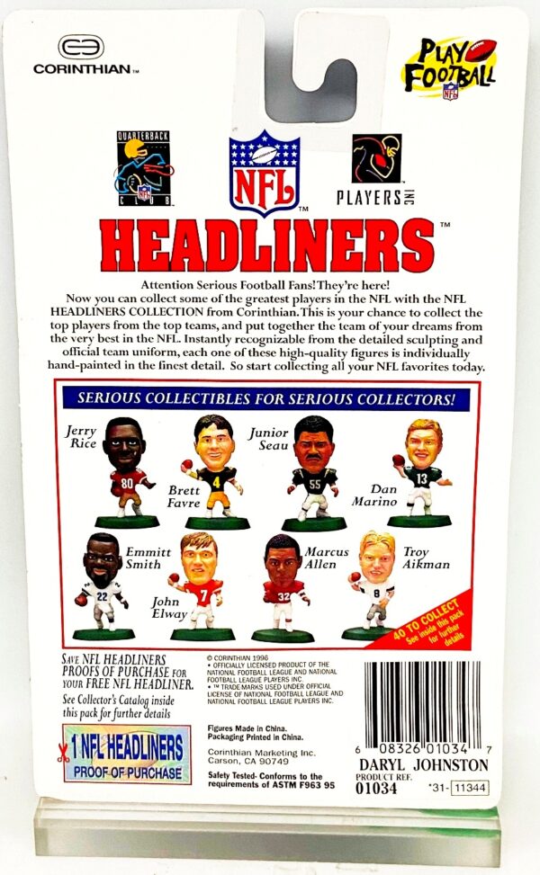 1996 Headliners NFL (Daryl Johnston) (4)