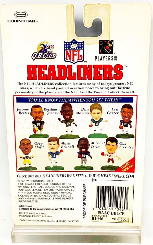 1997 Headliners NFL (Isaac Bruce) (4)