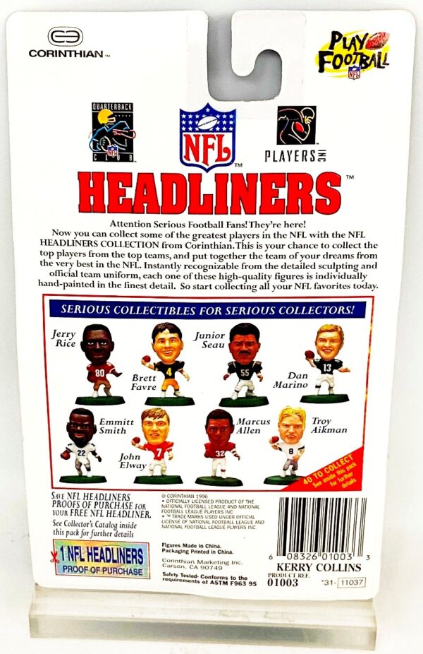 1996 Headliners NFL (Kerry Collins) (4)