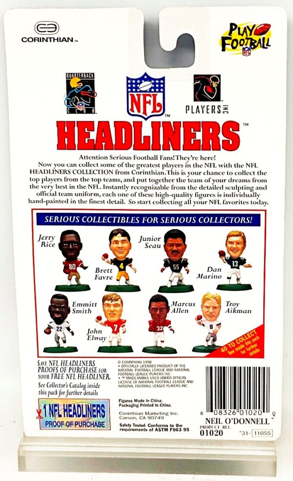 1996 Headliners NFL (Neil O'Donnell) (4)