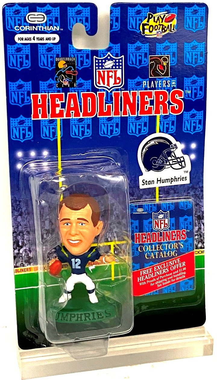 1996 Corinthian NFL Headliners Stan Humphries/Collector's Catalog